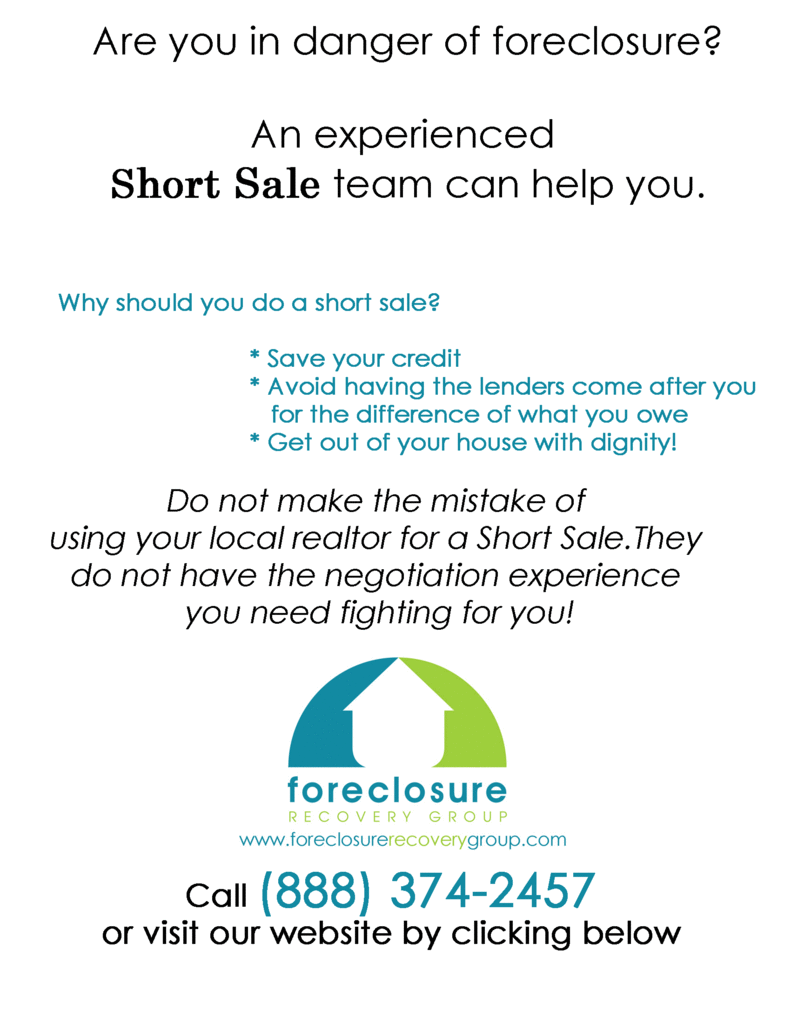  <SHORT SALE CO.> Get an offer within 24 hours from us & avoid Foreclo